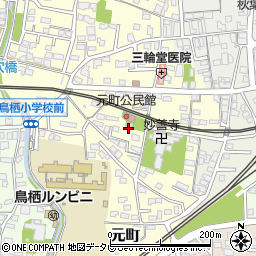 老松宮周辺の地図