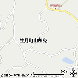 長崎県平戸市生月町山田免1409-1周辺の地図