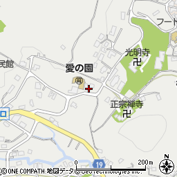 平戸修道院周辺の地図
