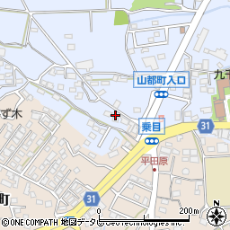佐賀県鳥栖市山浦町1398-1周辺の地図