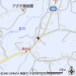 福岡県朝倉市杷木志波1407-2周辺の地図