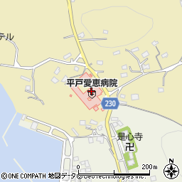 平戸愛恵病院（愛恵会）周辺の地図