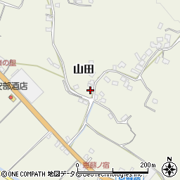 福岡県朝倉市山田1133周辺の地図