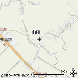 福岡県朝倉市山田1130周辺の地図