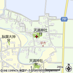 平方公民館周辺の地図