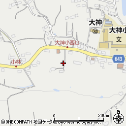 大分県速見郡日出町大神2902周辺の地図