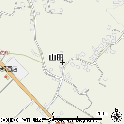 福岡県朝倉市山田1129周辺の地図