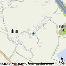 福岡県朝倉市山田791周辺の地図