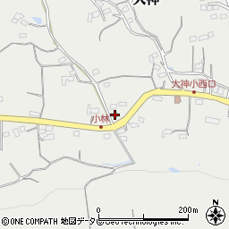 大分県速見郡日出町大神2880-1周辺の地図