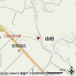 福岡県朝倉市山田1138周辺の地図