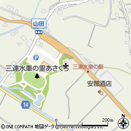 福岡県朝倉市山田2267周辺の地図