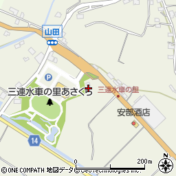 福岡県朝倉市山田2267周辺の地図