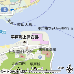平戸文化センター　大ホール周辺の地図