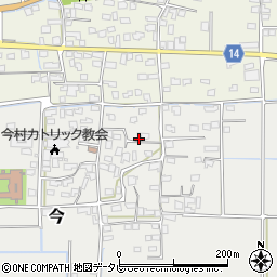 福岡県三井郡大刀洗町今周辺の地図