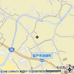高知県室戸市羽根町乙周辺の地図