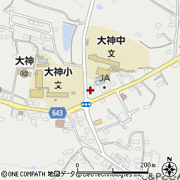 大分県速見郡日出町大神3142周辺の地図