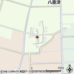 福岡県朝倉市八重津1153周辺の地図