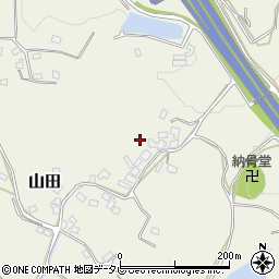 福岡県朝倉市山田779周辺の地図