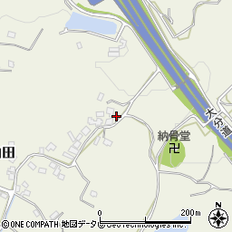 福岡県朝倉市山田757周辺の地図