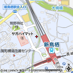 ニッポンレンタカー新幹線新鳥栖駅営業所周辺の地図