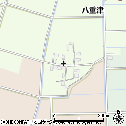 福岡県朝倉市八重津1133-1周辺の地図