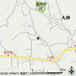 大分県速見郡日出町大神2677周辺の地図