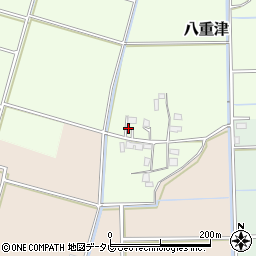 福岡県朝倉市八重津1128周辺の地図