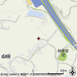 福岡県朝倉市山田746周辺の地図