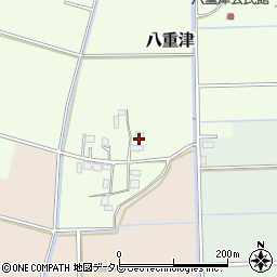 福岡県朝倉市八重津1087周辺の地図