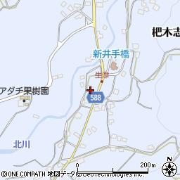福岡県朝倉市杷木志波1645周辺の地図
