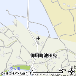 長崎県松浦市御厨町池田免184周辺の地図