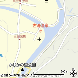 佐賀古湯温泉扇屋周辺の地図