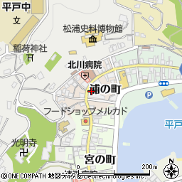 平戸調剤薬局周辺の地図