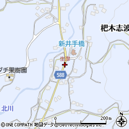 生津周辺の地図