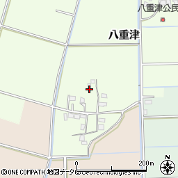 福岡県朝倉市八重津1121周辺の地図