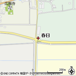 株式会社福岡九州クボタ　三井営業所周辺の地図