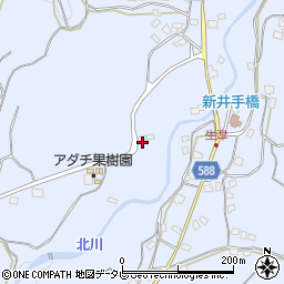 福岡県朝倉市杷木志波4445-3周辺の地図