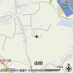福岡県朝倉市山田1085周辺の地図
