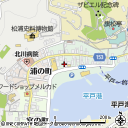 長崎県平戸市崎方町周辺の地図
