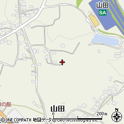 福岡県朝倉市山田1065周辺の地図
