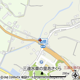 福岡県朝倉市山田2122周辺の地図