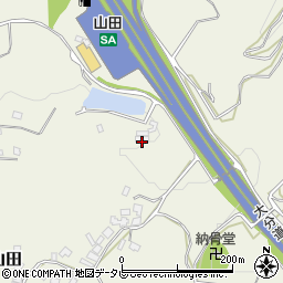 福岡県朝倉市山田750周辺の地図