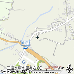 福岡県朝倉市山田1225周辺の地図