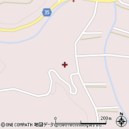 愛媛県西予市城川町魚成2068周辺の地図
