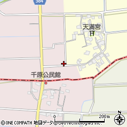 福岡県朝倉市倉吉181周辺の地図