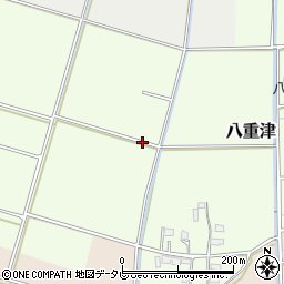 福岡県朝倉市八重津1236周辺の地図