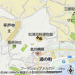 松浦邸周辺の地図