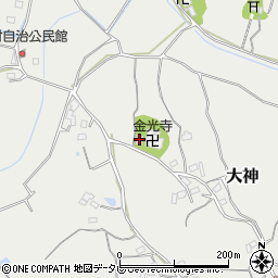 大分県速見郡日出町大神2794周辺の地図