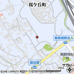 佐賀県鳥栖市原古賀町周辺の地図