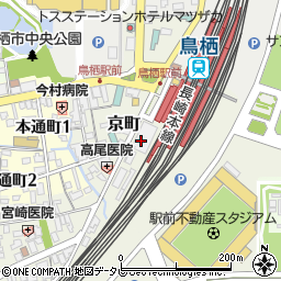 ＪＲ九州レンタカー＆パーキング鳥栖駅立体駐車場周辺の地図